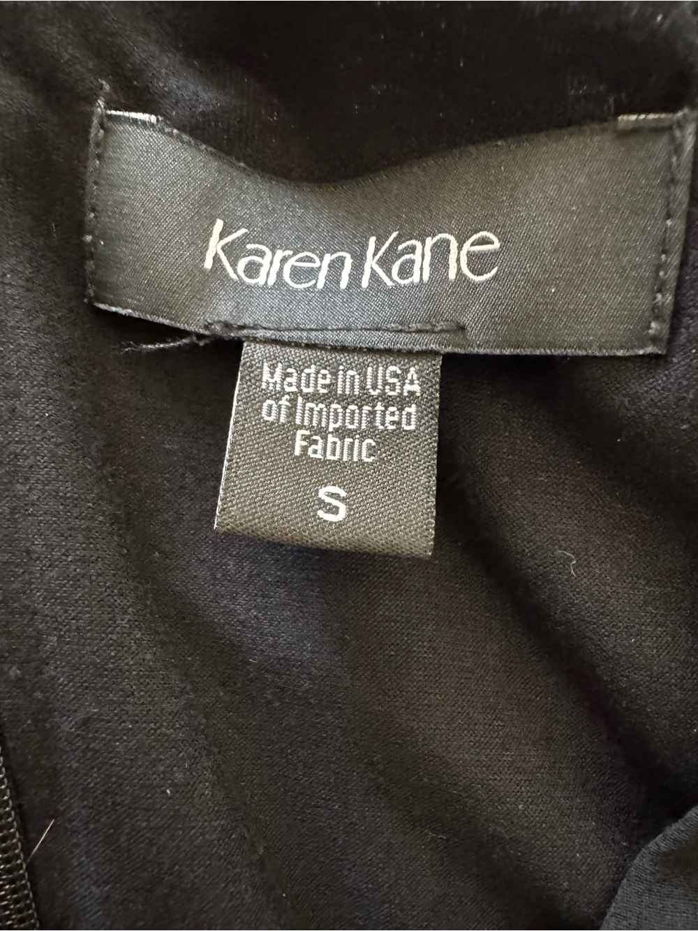 Karen Kane Multi Color Floral On Black Sleeveless Dress - Picture 4 of 11